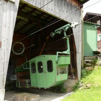 Talstation der Luftseilbahn Kipfen-Tristel, Juli 2008