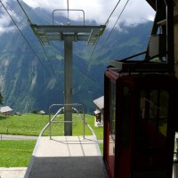 Luftseilbahn Spiringen-Ratzi, Juli 2008