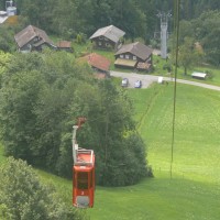 Luftseilbahn Spiringen-Ratzi, Juli 2008