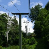 Luftseilbahn Spiringen-Ratzi, Juli 2008