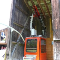 Luftseilbahn Ribi-Wannelen, Juli 2008