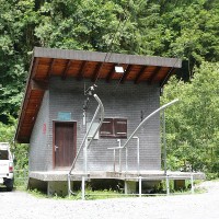 Talstation der Luftseilbahn Springen-Sulzbach, Juli 2008