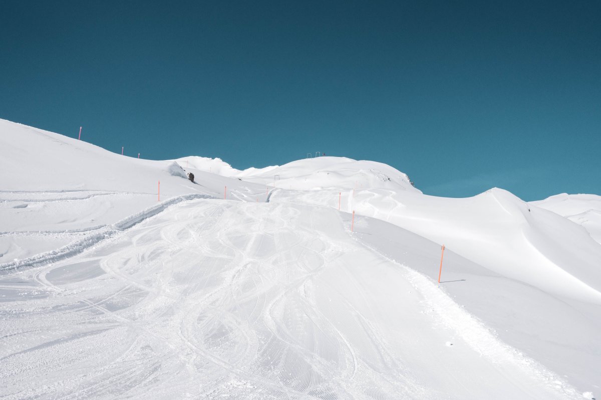 Skifahren auf der Schatzalp in Davos