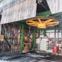 Talstation des Schlepplifts Strelaalp-Strelapass, März 2020