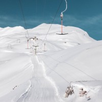 Schlepplift Strelaalp-Strelapass, März 2020