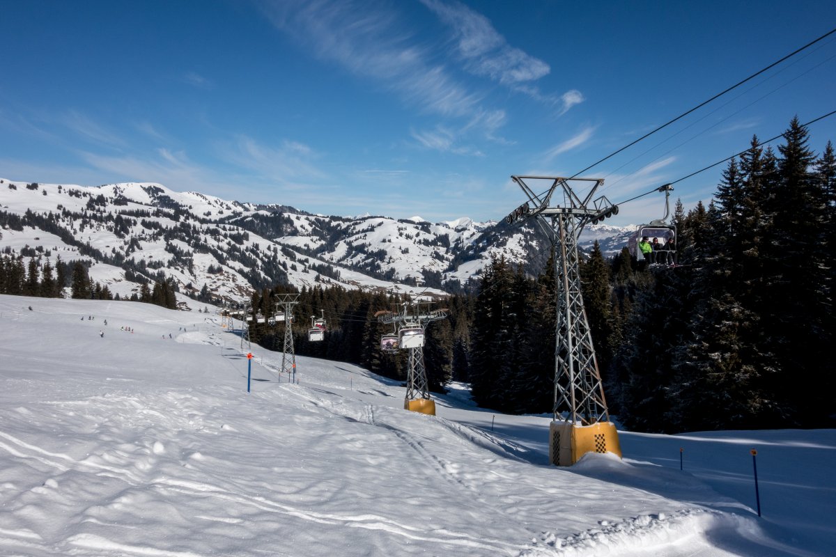 Sesselbahn Saanenwald-Hornberg, Februar 2018