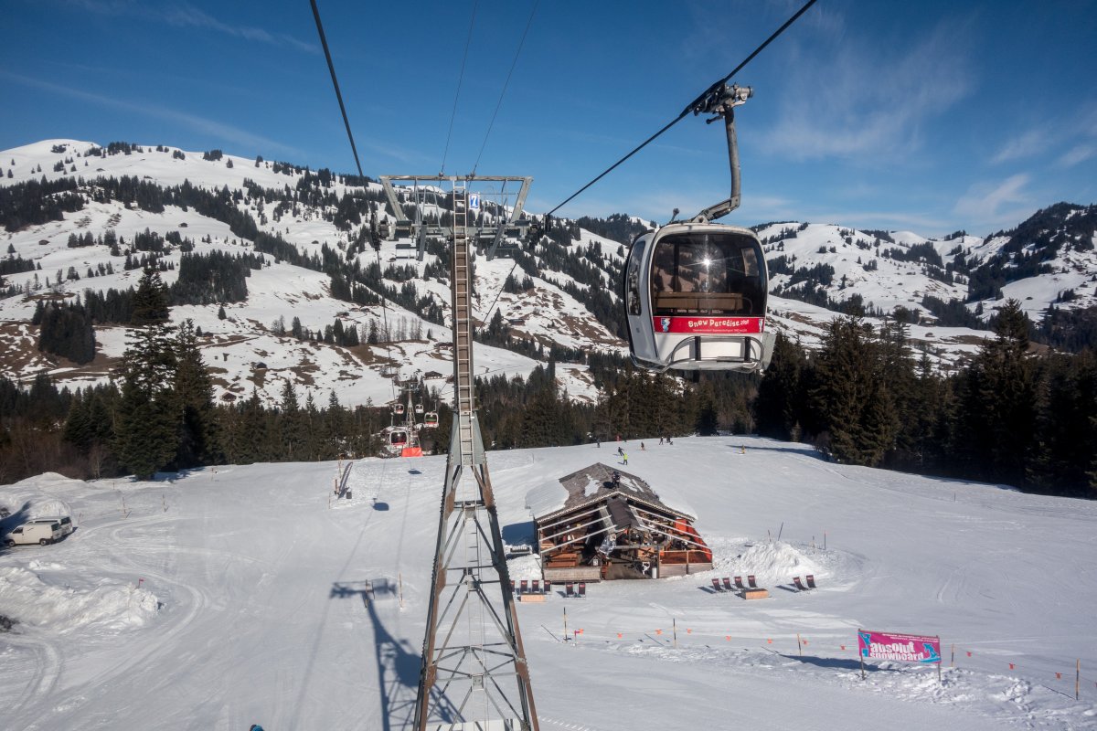 Kabinenbahn Saanenmöser-Saanenwald-Saanerslochgrat, Februar 2018