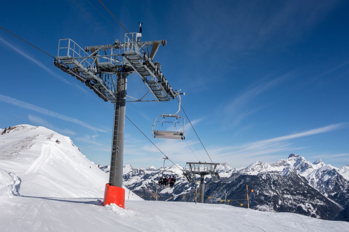 Sesselbahn Lengebrand-Parwengesattel, Februar 2018