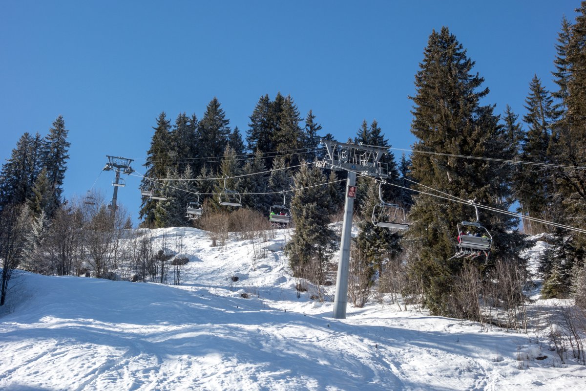 Sesselbahn Lengebrand-Parwengesattel, Februar 2018