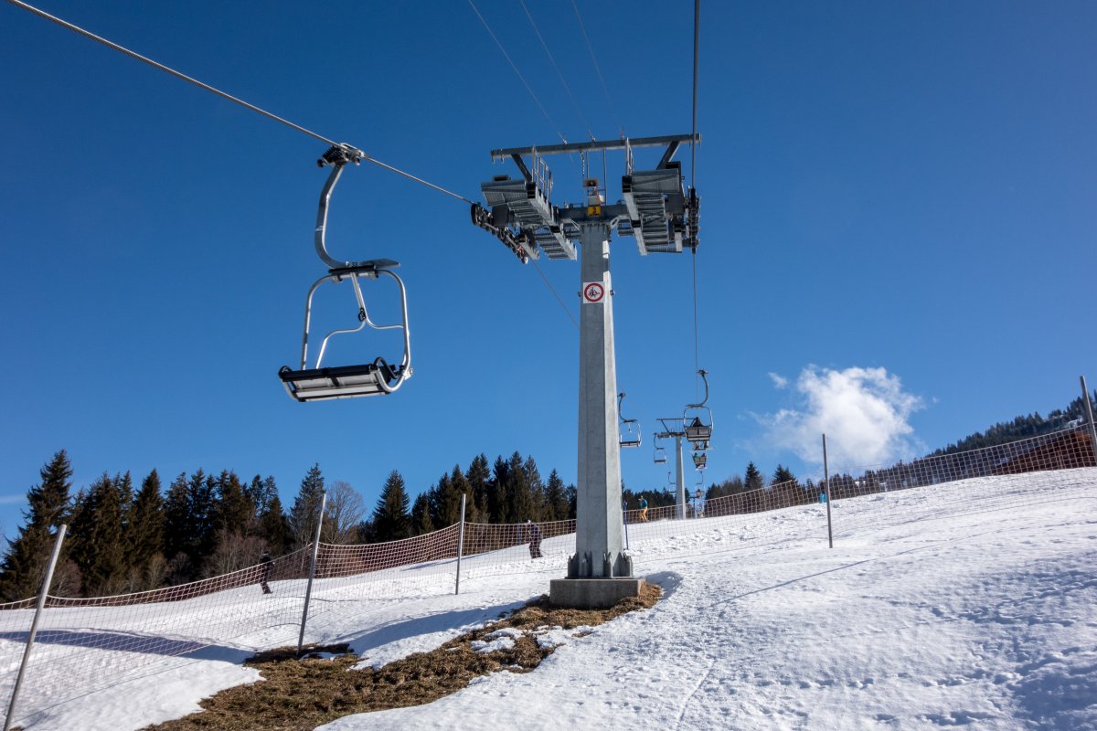 Sesselbahn Oeschseite-Büelti, Februar 2018