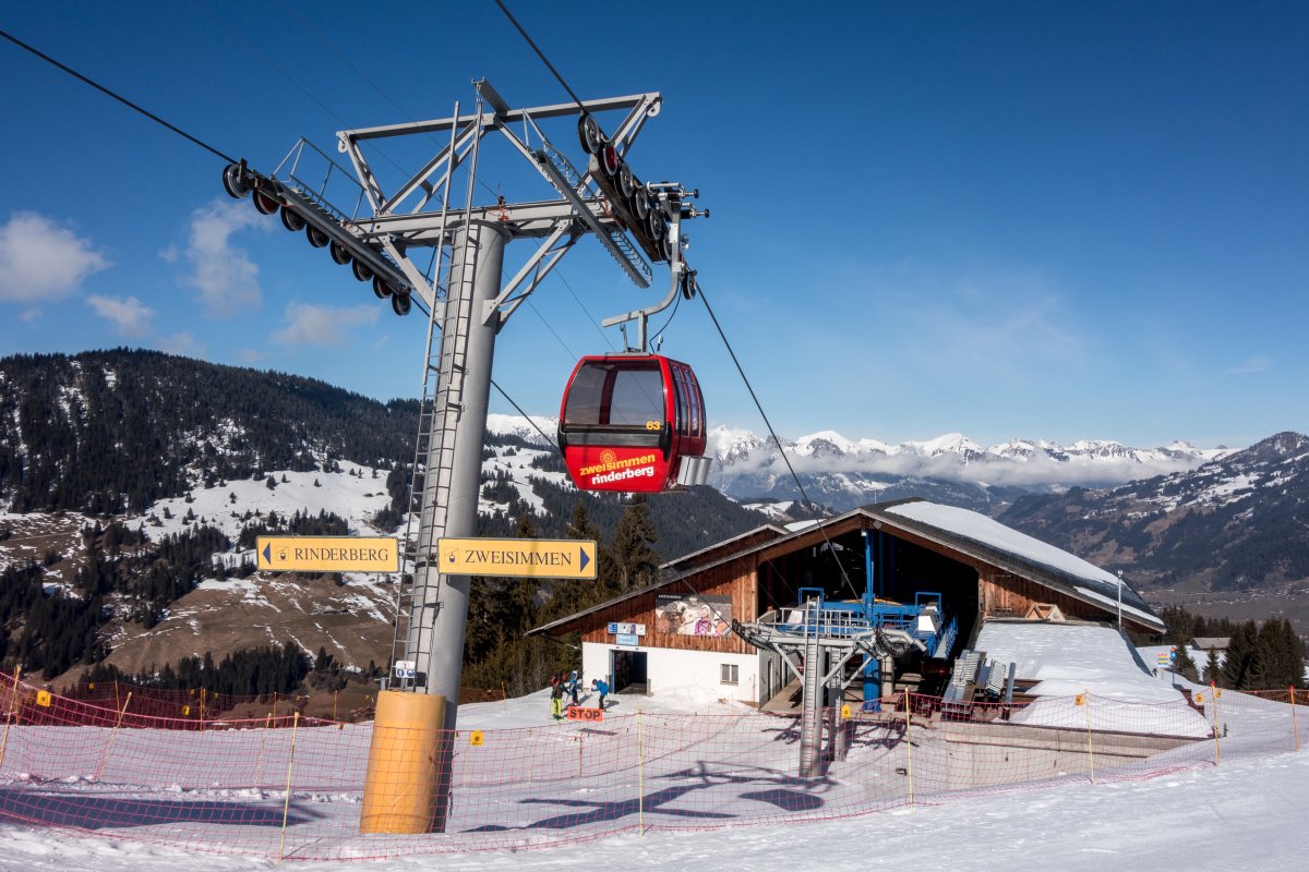 Kabinenbahn Eggweid-Rinderberg, Februar 2018