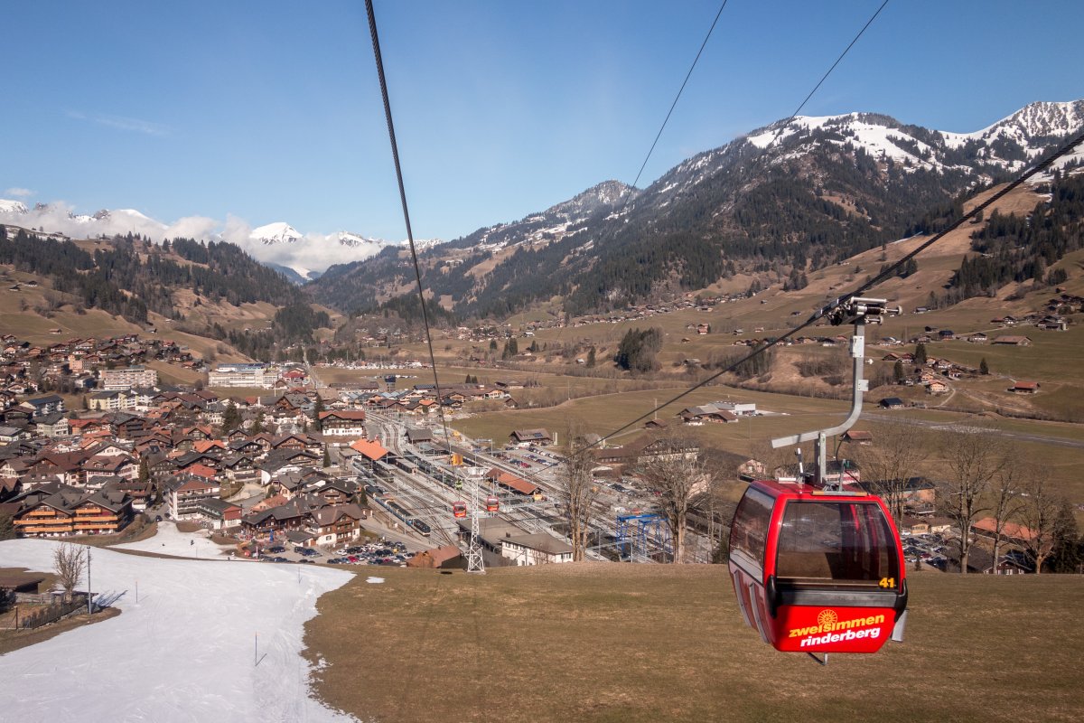 Kabinenbahn Zweisimmen-Eggweid, Februar 2018