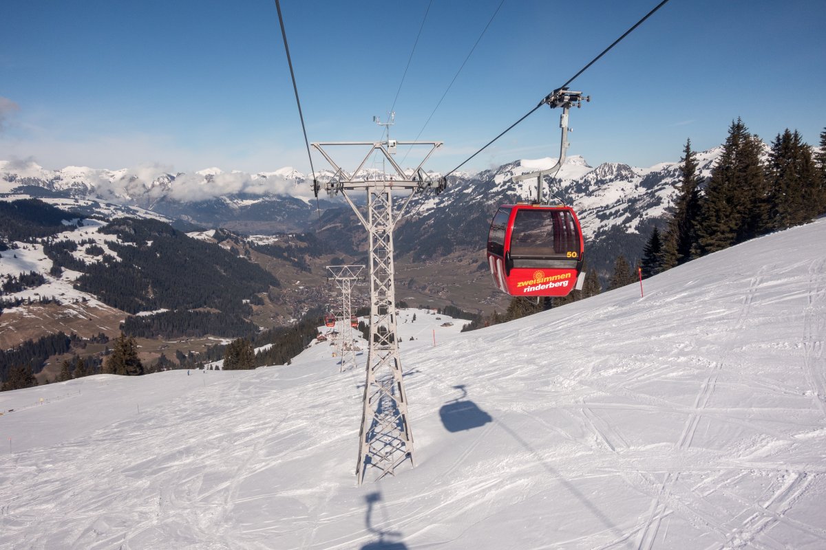 Kabinenbahn Eggweid-Rinderberg, Februar 2018