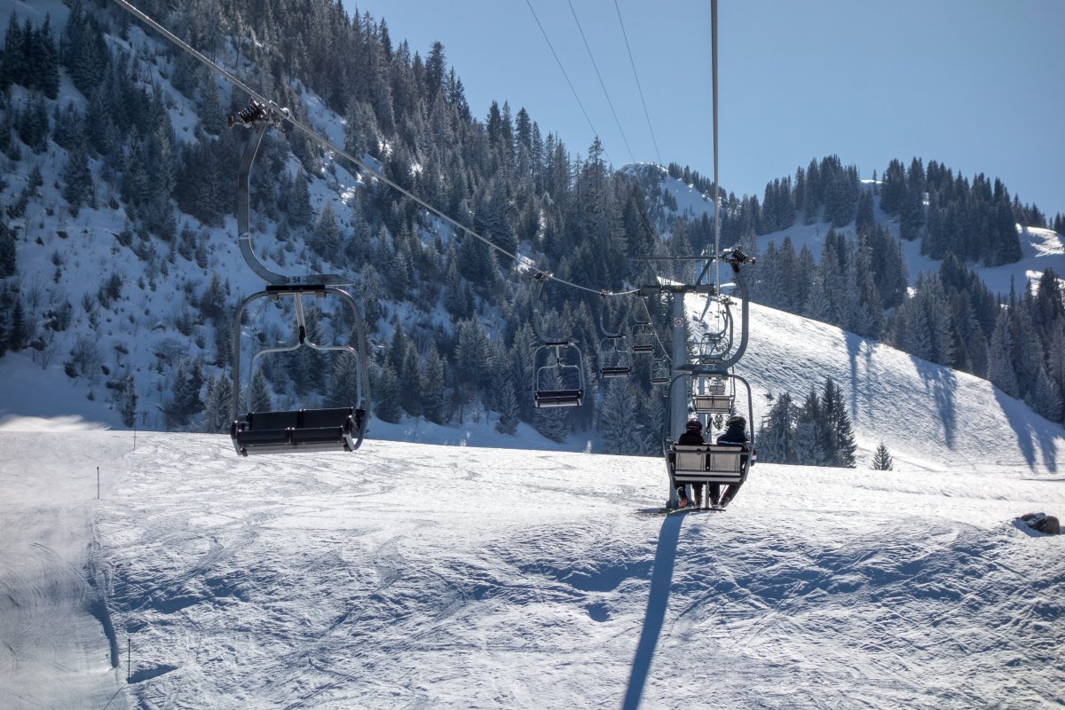 Sesselbahn Oeschseite-Chübeli, Februar 2018