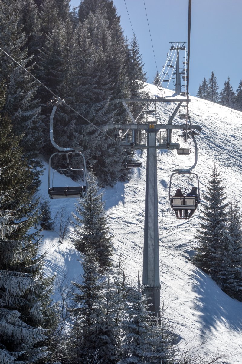Sesselbahn Oeschseite-Chübeli, Februar 2018
