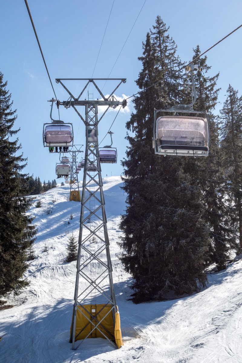 Sesselbahn Saanenwald-Hornberg, Februar 2018
