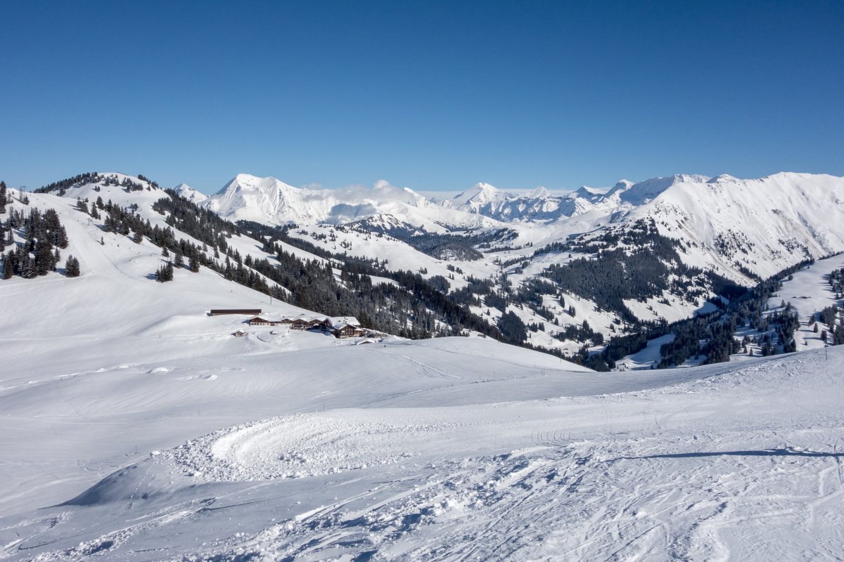 Ausblick von der Hornfluh, Februar 2018