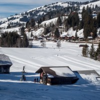 Talstation des Schlepplifts Lätz Güetli, Februar 2018