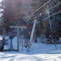 Bergstation des Schlepplifts Lätz Güetli, Februar 2018