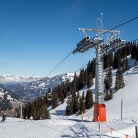 Sesselbahn Oeschseite-Chübeli, Februar 2018