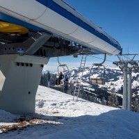 Bergstation der Sesselbahn Oeschseite-Büelti, Februar 2018