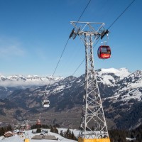 Kabinenbahn Eggweid-Rinderberg, Februar 2018