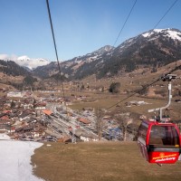 Kabinenbahn Zweisimmen-Eggweid, Februar 2018