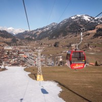 Kabinenbahn Zweisimmen-Eggweid, Februar 2018