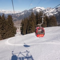 Kabinenbahn Zweisimmen-Eggweid, Februar 2018