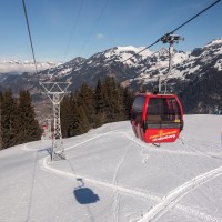Kabinenbahn Zweisimmen-Eggweid, Februar 2018