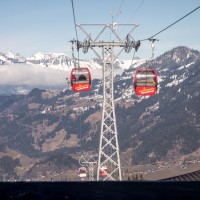 Kabinenbahn Zweisimmen-Eggweid, Februar 2018