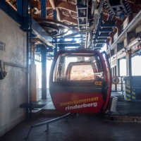 Bergstation der Kabinenbahn Zweisimmen-Eggweid, Februar 2018