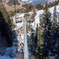 Sesselbahn Oeschseite-Chübeli, Februar 2018