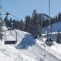 Sesselbahn Oeschseite-Chübeli, Februar 2018