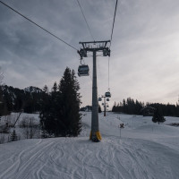 Kabinenbahn Saanenmöser-Kleiner Saanenwald, Dezember 2022