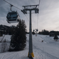 Kabinenbahn Saanenmöser-Kleiner Saanenwald, Dezember 2022
