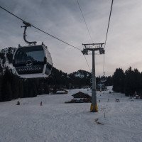 Kabinenbahn Saanenmöser-Kleiner Saanenwald, Dezember 2022