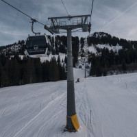 Kabinenbahn Kleiner Saanenwald-Saanerslochgrat, Dezember 2022