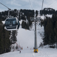 Kabinenbahn Kleiner Saanenwald-Saanerslochgrat, Dezember 2022