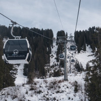 Kabinenbahn Kleiner Saanenwald-Saanerslochgrat, Dezember 2022
