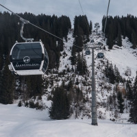 Kabinenbahn Kleiner Saanenwald-Saanerslochgrat, Dezember 2022