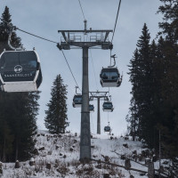 Kabinenbahn Kleiner Saanenwald-Saanerslochgrat, Dezember 2022