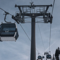 Kabinenbahn Kleiner Saanenwald-Saanerslochgrat, Dezember 2022