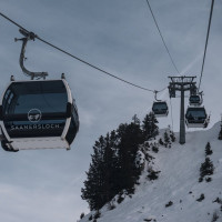 Kabinenbahn Kleiner Saanenwald-Saanerslochgrat, Dezember 2022