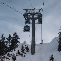 Kabinenbahn Kleiner Saanenwald-Saanerslochgrat, Dezember 2022