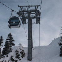 Kabinenbahn Kleiner Saanenwald-Saanerslochgrat, Dezember 2022