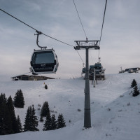 Kabinenbahn Kleiner Saanenwald-Saanerslochgrat, Dezember 2022