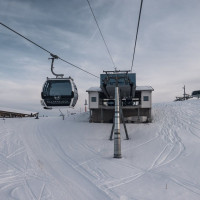 Kabinenbahn Kleiner Saanenwald-Saanerslochgrat, Dezember 2022