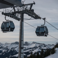 Kabinenbahn Kleiner Saanenwald-Saanerslochgrat, Dezember 2022