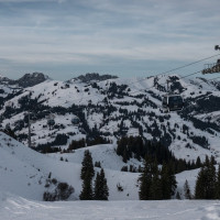 Kabinenbahn Kleiner Saanenwald-Saanerslochgrat, Dezember 2022